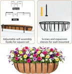 16'' Window Box Railing Planter - Image 6