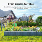 KING BIRD Raised Garden Bed 101" x 36" x 12" 4 Installation Methods - Image 8