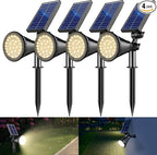 Solar Spotlight Outdoor Waterproof, 36 LED Outdoor Solar Lights by Unknown