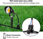 ZUCKEO 10W Landscape Lighting Low Voltage LED Landscape Lights, IP66 Waterproof - Image 4