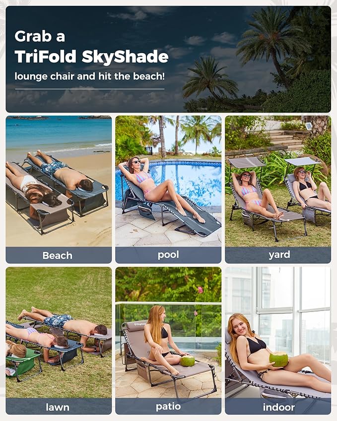 KingCamp 2 Pack Tanning Chair - Image 7