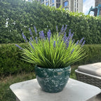 alyptus Artificial Flowers for Outdoors 24 Bundles Fake Monkey Grass Plants - Image 4
