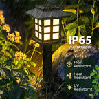 GIGALUMI Solar Outdoor Lights，16 Pack LED Solar Lights Outdoor Waterproof - Image 2