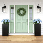 Set of 2 Tall Metal Planter Box - Image 8