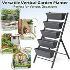 COSTWAY Vertical Raised Garden Bed, 5 Tier Planter Box - Image 8