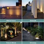 Gardencoin Low Voltage Landscape LED Well Lights, 12V in Ground Lights Outdoor - Image 7