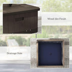 Outsunny 3-in-1 Outdoor Umbrella Base, Coffee End Table, Planter Box - Image 8