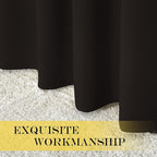 NICETOWN Toffee Brown Blackout Curtains - Image 5