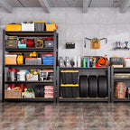 Garage Shelving-2050 lbs 5 Tier Storage Shelves, Adjustable Heavy Duty Metal - Image 8