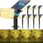 102 LEDs Solar Spot Lights Outdoor Waterproof IP65, Solar Spotlights, by KIPEINI