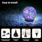 Solar Globe Lights Outdoor Waterproof-Solar Balls - Image 2