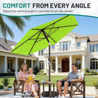 AreShark 7.5FT Patio Umbrella Table Market Umbrella - Image 7