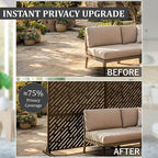 Metal Privacy Screen Outdoor 72x44in – Rustproof Steel Decorative Fence Panel - Image 4