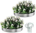 Galvanized Metal Planter Raised Garden Bed Kit by ZFHgarden