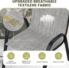 UDPATIO Patio Chairs Set of 8, Stackable Outdoor Dining Chairs - Image 5