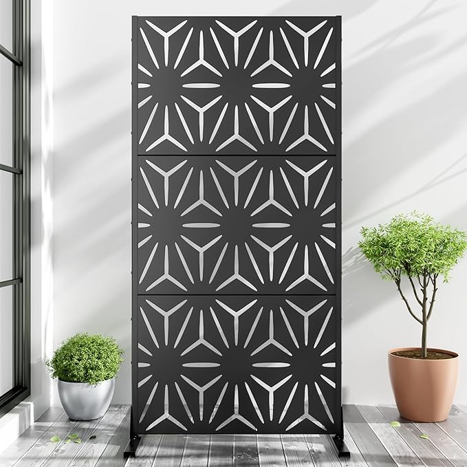 Casaphoria Metal Privacy Screen Outdoor by Casaphoria