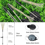 FOOING 8 Pack Solar Garden Lights Solar Firework Lights Waterproof, 200 LED - Image 7