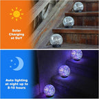 Solar Globe Lights Outdoor Waterproof-Solar Balls-Solar Garden Lights-Orbs - Image 3