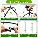 2-Pack 6FT Garden Obelisk Trellis - Image 4