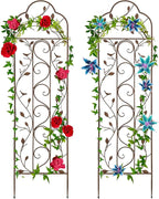 Best Choice Products Set of 2 60x15-inch Iron Arched Garden Trellis w/Branches by BestChoiceProducts