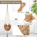 Shappy 3 Pack Jute Crochet Long Plant Hanger - Image 3