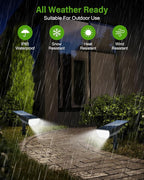 Solar Spot Lights Outdoor, Solar Lights Outdoor Waterproof IP65, 3 Brightness - Image 5