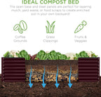 Best Choice Products 8x4x2ft Outdoor Metal Raised Garden Bed, Deep Root Planter - Image 5