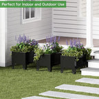 Elevated Metal Planter Box Stand Heavy Duty Raised Garden Bed - Image 3