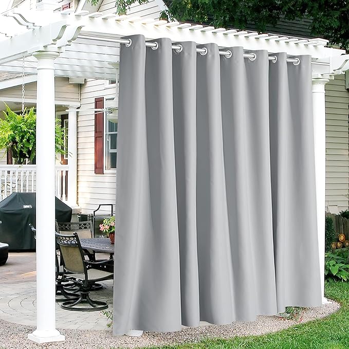 RYB HOME Extra Wide Outdoor Curtains by RYBHOME