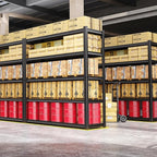 Set of 4 71"H-35"W Garage Shelving-2050LBS 5 Tier Storage Shelves, Adjustable - Image 2