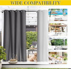NICETOWN 2 Panels Outdoor Curtains - Image 6