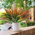 16Pcs Artificial Grass Fake Plants 17.3in Outdoor Plastic Plants UV Resistant - Image 6
