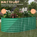 Garvee 6x3x2 ft Galvanized Raised Garden Bed Outdoor, 24 in Tall Metal Planter - Image 3