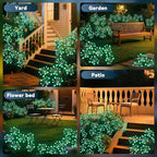 Solar Garden Lights 2 Pack Waterproof Swaying Starburst Light Solar Outdoor - Image 6