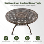 Outdoor Patio Dining Table - Image 4
