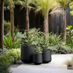 Kante 15.3"+11.6"+8.2" Dia Round Concrete Planter, Large Outdoor Indoor Planter - Image 4