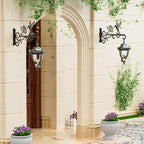 2-Pack Aesthetic Plant Hangers Outdoor – 10 Inch Metal Hanging Plant Bracket - Image 3