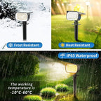 Solar Spot Lights Outdoor 6 Pack, Solar Landscape Spotlights Waterproof - Image 4