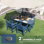 HDPE Outdoor Patio Dining Set - Image 5