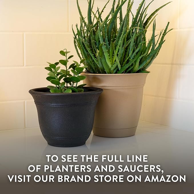 The HC Companies Sierra Round Self-Watering Pot - Image 8