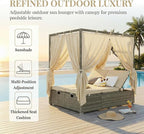 Harper & Bright Designs Adjustable Outdoor Sun Lounger - Image 4