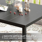 VICLLAX Patio Dining Set for 6, Outdoor Furniture Set Includes 63" Rectangle - Image 2