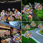 Solar Garden Lights Outdoor Waterproof Decorative Solar Lights Outdoor 8 Pack - Image 4