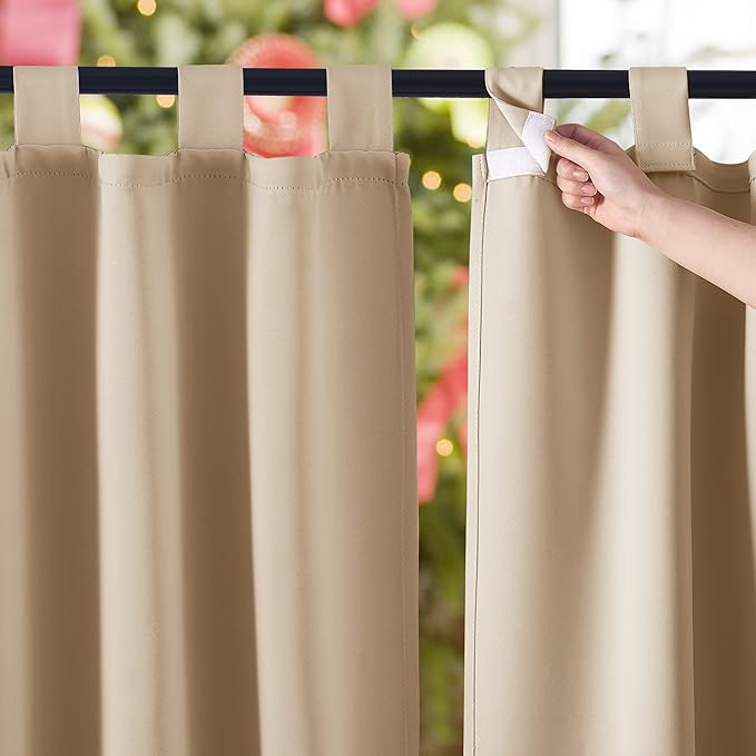 NICETOWN 2 Panels Outdoor Curtainss by NICETOWN