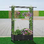 Planter with Trellis Raised Garden Beds, 4.5ft Tall with Screen Indoor Outdoor - Image 7