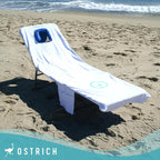 Ostrich Custom Fitted Towel for Chaise Lounge, Outdoor Beach Chair Cover - Image 6