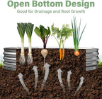 TATAANTY Galvanized Raised Garden Bed - Image 5