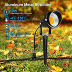 ZUCKEO 10W Low Voltage Landscape Lights LED Landscape Lighting - Image 2
