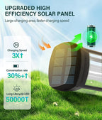 Solar Pathway Lights Outdoor 2 Pack, Bright Solar Path Lights Outside Waterproof - Image 3