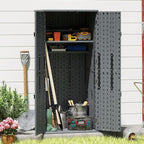 EHHLY Heavy Duty Tall Storage Cabinet Outdoor Weatherproof, 28 Cuft Garage - Image 3